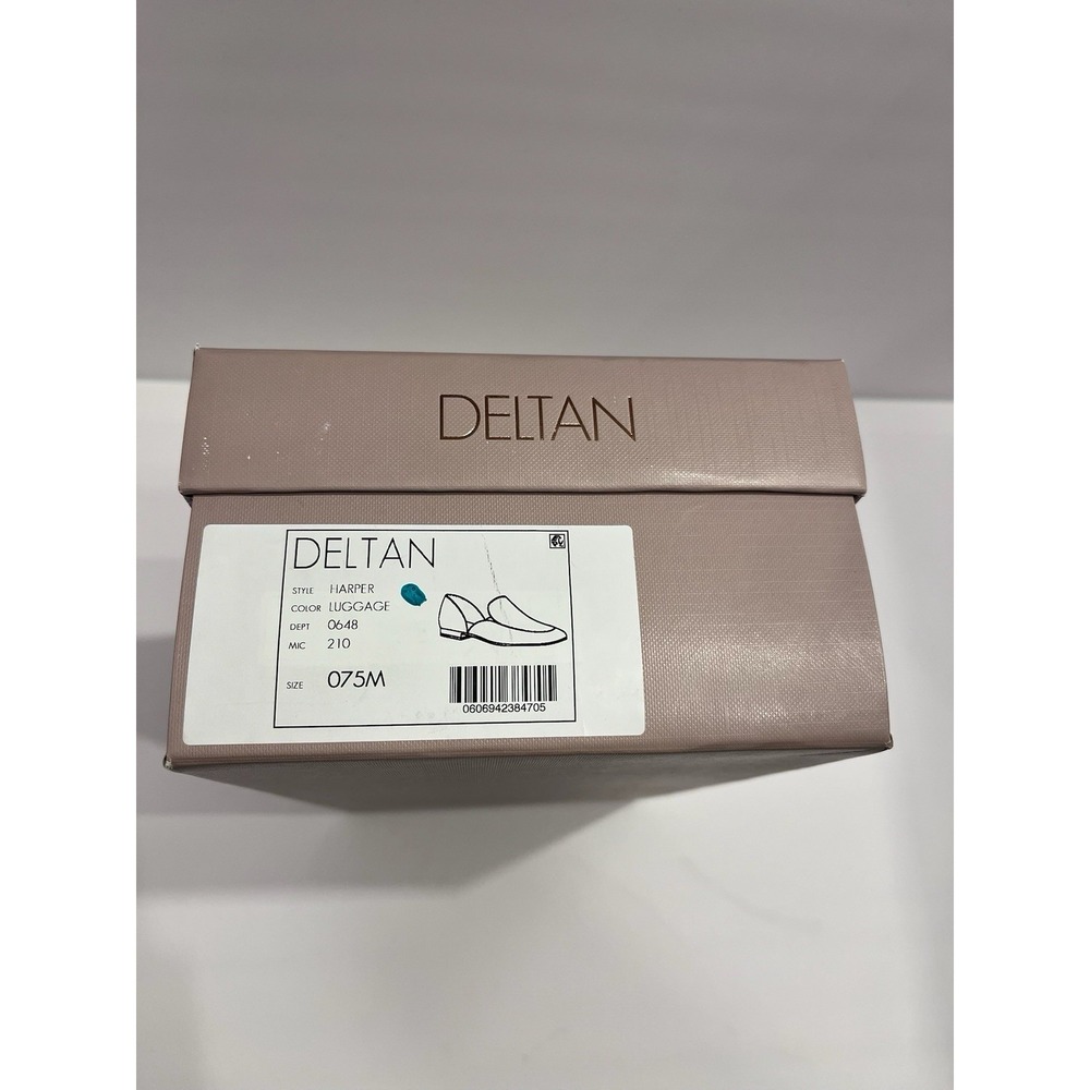Deltan Harper Flat Loafers Tan Slip On Shoes Women's Size 7.5 M NEW - Picture 3 of 4